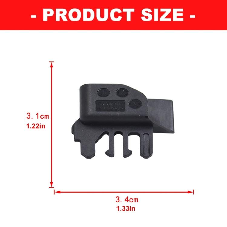 Plastic Rail Clip for Cargo Cover Track Support, Press In Trunk Cover Guide Part 8W9868953 8W9868954 for Service and Repair Tasks Use
