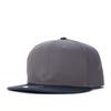 New Era 9FIFTY FLAT BILL Snapback Free Size Cap, Charcoal/Deep Navy, (Adjustable)