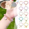 Multi-Color Daisy Flower Beaded Bracelet Ins Niche Minimalist Hand Jewelry Korean Cold Style for Women Perfect for Solo or Stack