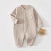 Baby Autumn Winter Romper Cotton Quilted Onesie Warm Newborn Infant Crawling Clothes Sleepwear