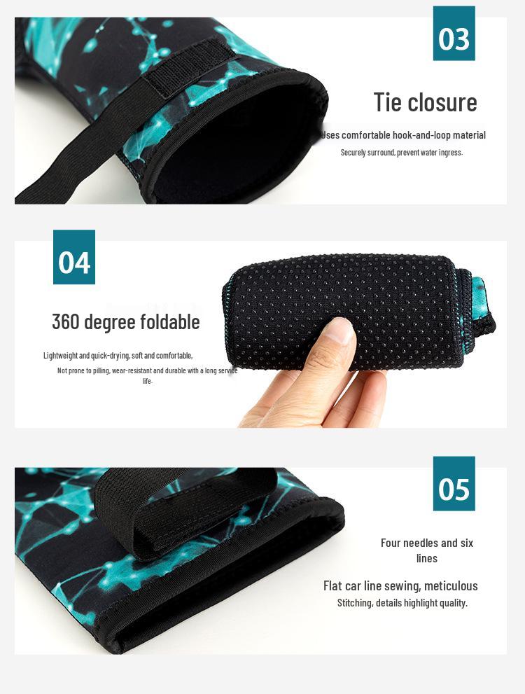 In Stock: Men's 3/5MM Camouflage Diving Socks - Warm, Non-Slip, Wear-Resistant, Waterproof, Long Tube for Snorkeling & Beach.