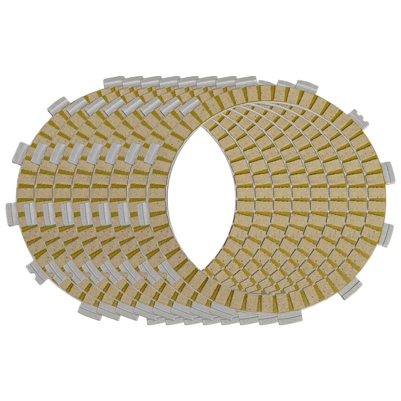 For Yamaha XV1100S 96-98 XVS1100 Dragstar 99-04 XVS1100A 2000-2009 Vstar 8PC Motorcycle Friction Clutch Disc Plates
