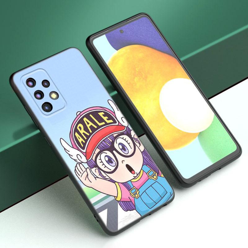 Coque de téléphone Anime Dr Slump Arale Pour Samsung A13 A22 A24 A32 A23 A25 A34 A35 A52S A53 A54 A55 A73 A12 A14 A15 A31 A33 A50 A51 A72