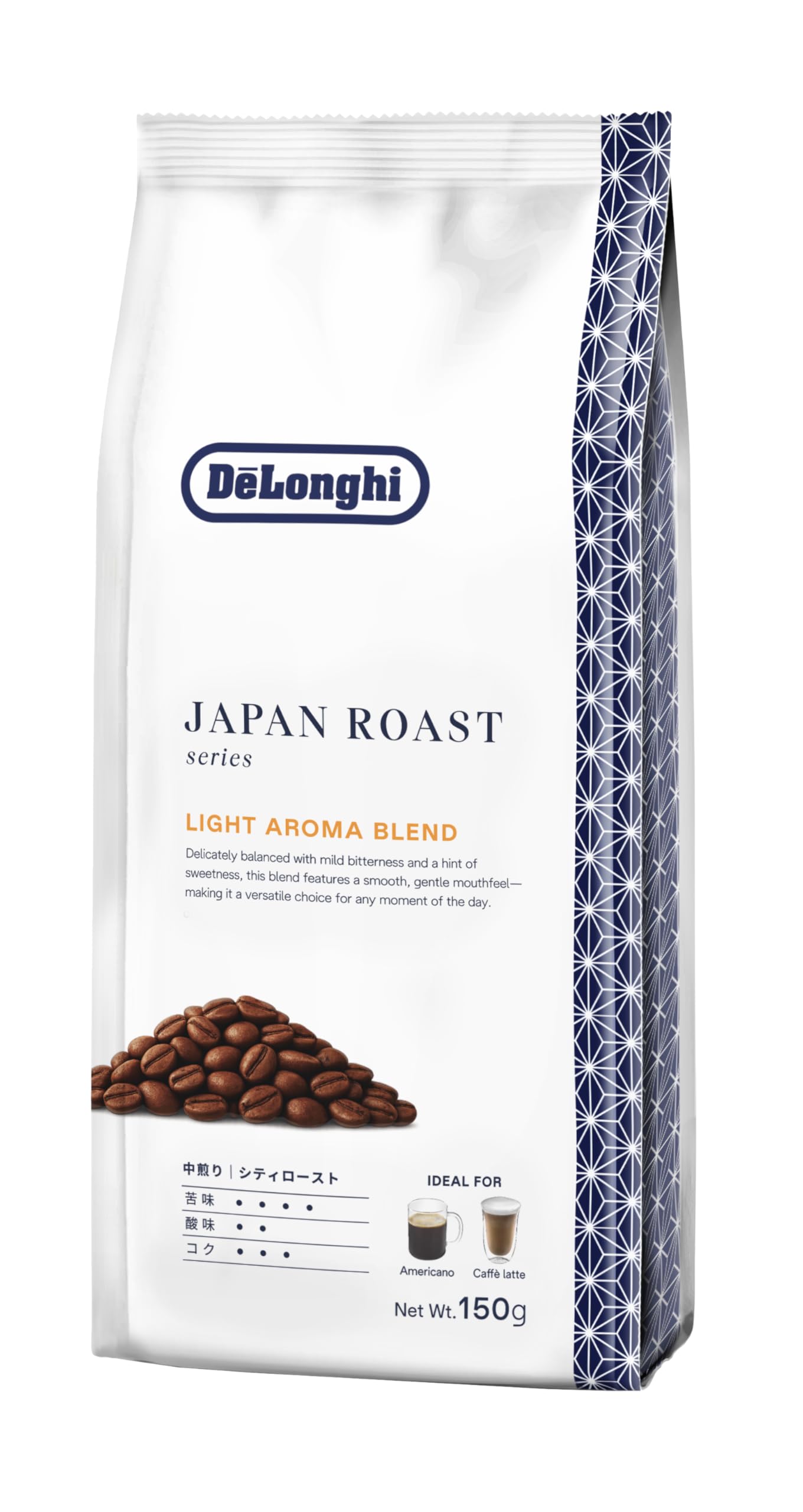 

Кофе Смесь Легкий Аромат Средний Япония для Латте и Американо De Longhi Зерна, UB150-LB, 150г, Обжарка, 70% Арабика, 30% Робуста, Обжарка, Caffè