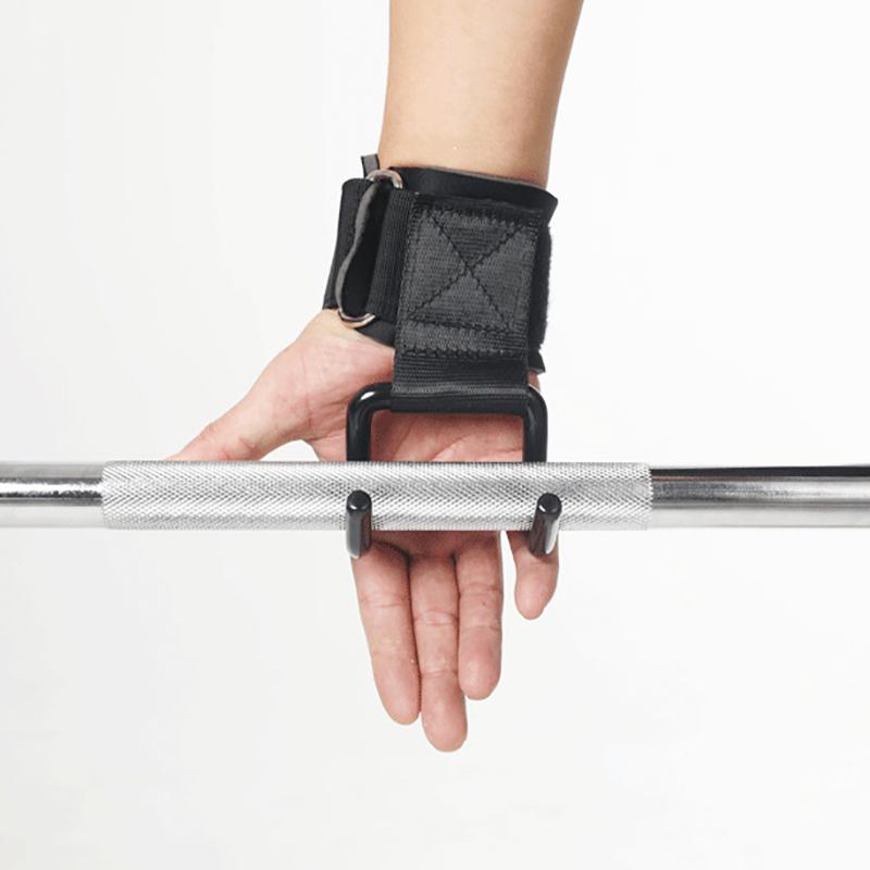 Fitness Squat Weightlifting Pull-Up Wrist Hook Horizontal Bar Sports Equipment To Reduce Strength Training Without Hand Assistan