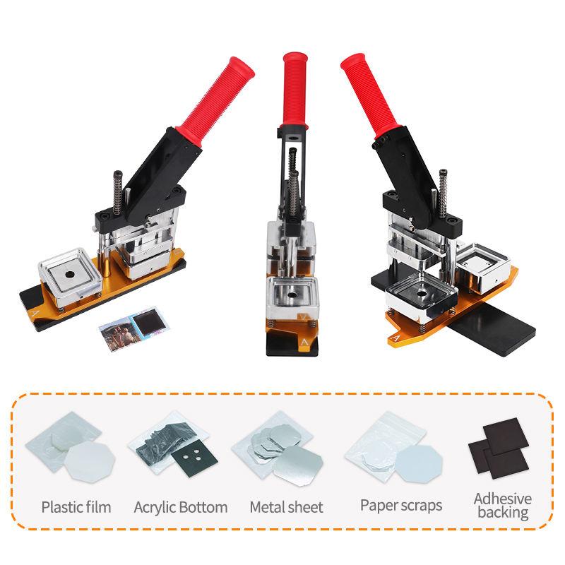 DIY Custom Gift Heat Press Machine Button Badge Making Machine DIY Button Maker Fridge Magnet