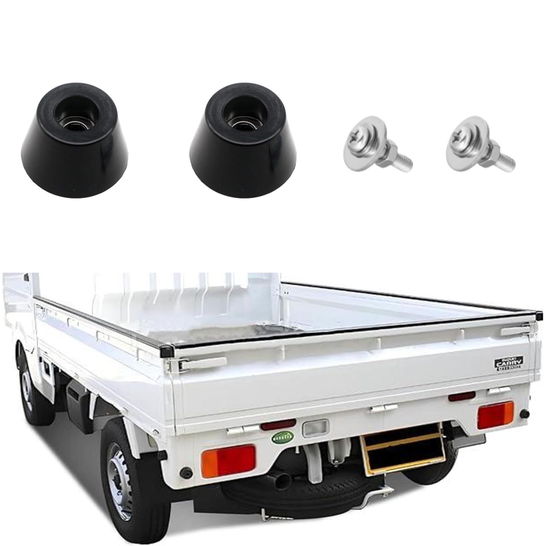 

Gavit Light Truck Tilt Rubber Light Truck Tilt Guard Rubber Guard Shock Absorbing Stainless Steel Fastener (2)
