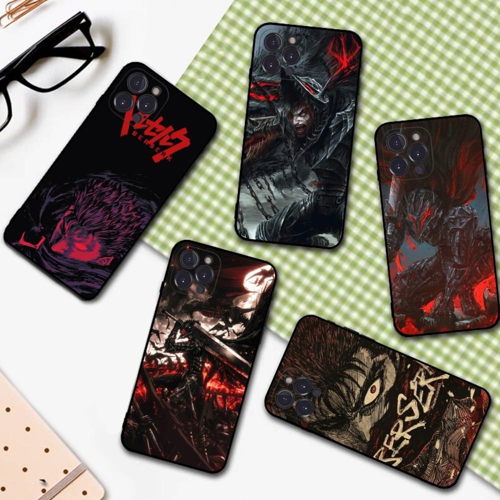 Anime Berserk Guts Phone Case For IPhone 16 15 14 11 12 13 Mini Pro XS Max Cover 6 7 8 Plus X Funda Shell