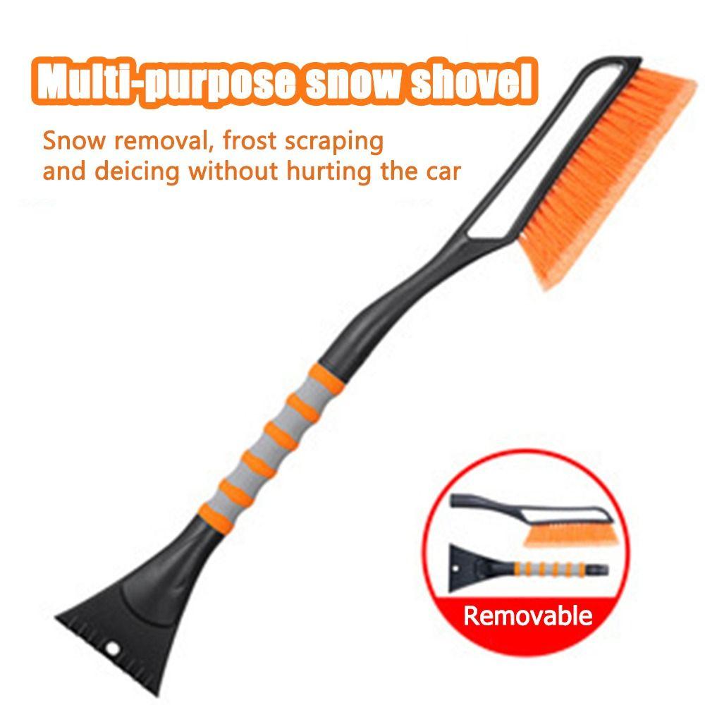 Detachable Car Windshield Snow Sweeping Brush 2 In1 Snow Removal Brush Car Cleaning Tools