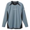 DESCENTE Long Sleeve Volleyball Easy Arm Flying Yuki Blue X Black T-Shirt, Movement, Receive, Ishikawa, Volleyball,