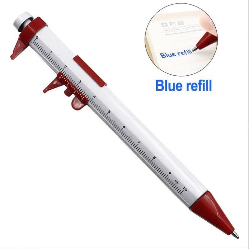 Multifunction Caliper pen Ball-Point 0.5mm ballpoint pen Gel Ink Vernier Caliper Roller Ball Creativity Stationery