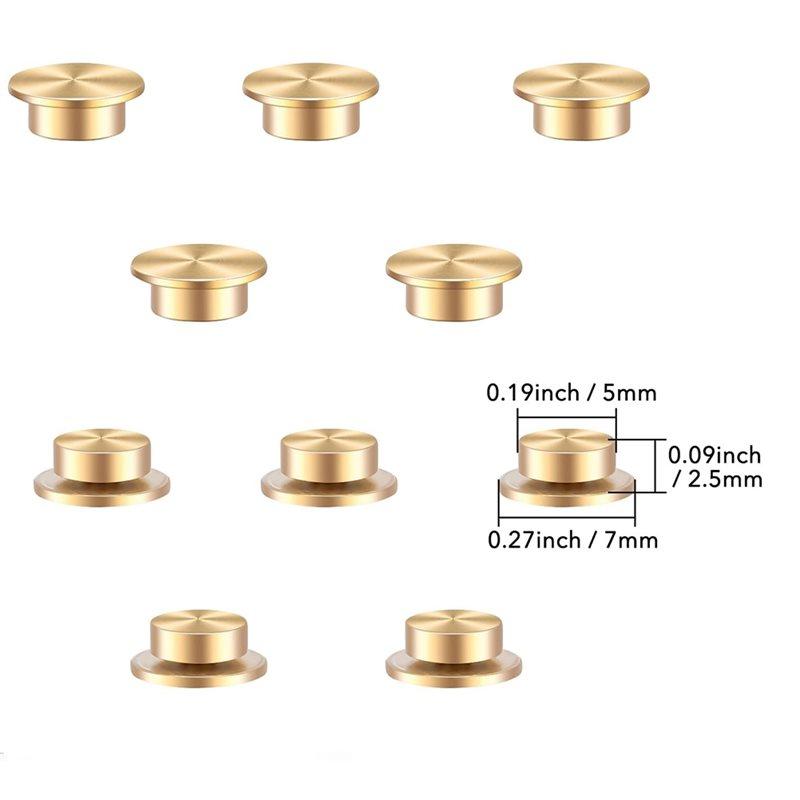 SHGO-Glatte Drehung 360° Rotation Mini Metall Drehlager(50 Stück) Für DIY Handgemachte Bastelarbeiten Papierkarten Scrapbooking-Karten