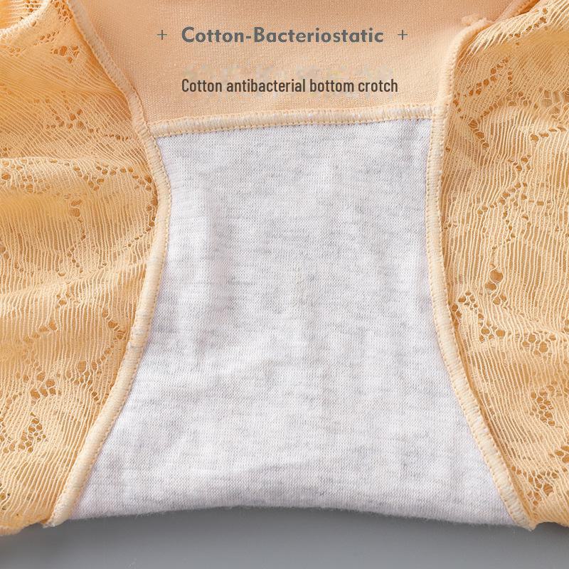 Women's Multi-Size Anti-Exposure Safety Pants: High-Waist Belly-Control Lace Cotton Leggings