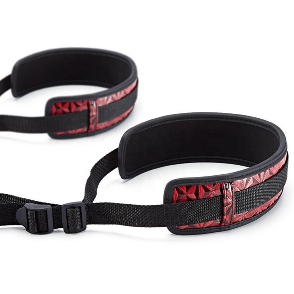 Zabawki erotyczne BDSM Bondage regulowane ograniczenia uprząż dla kobiet otwarte nogi paski fetysz pary flirtowanie opaski na oczy seks