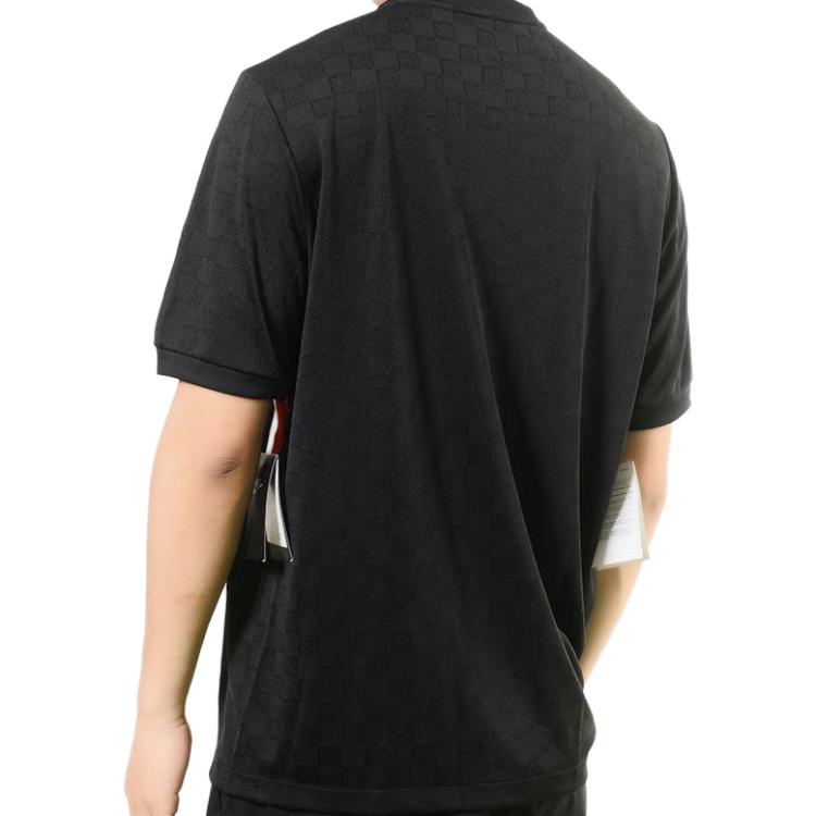 Nike Retro Casual Letter Print Breathable Soccer Commemorative Short Sleeve T-Shirt Men Tops Black 886873-012