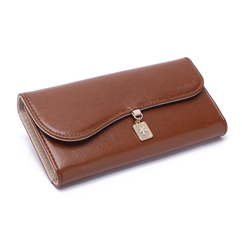 Female Long Wallet Female Personality Flower Pendant Foreskin Clip