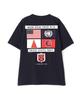 AVIREX TOP GUN SHEETING PATCH T-SHIRT men's L 120 navy 783-3934012
