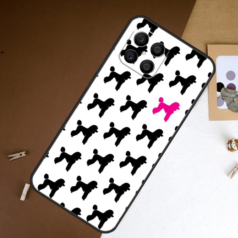 Cure Cartoon Poodle Case For Honor 70 50 90 Lite Magic 6 5 Pro Cover For Honor X8a X9a X7a X6a X9b X8 X9 X7 8X