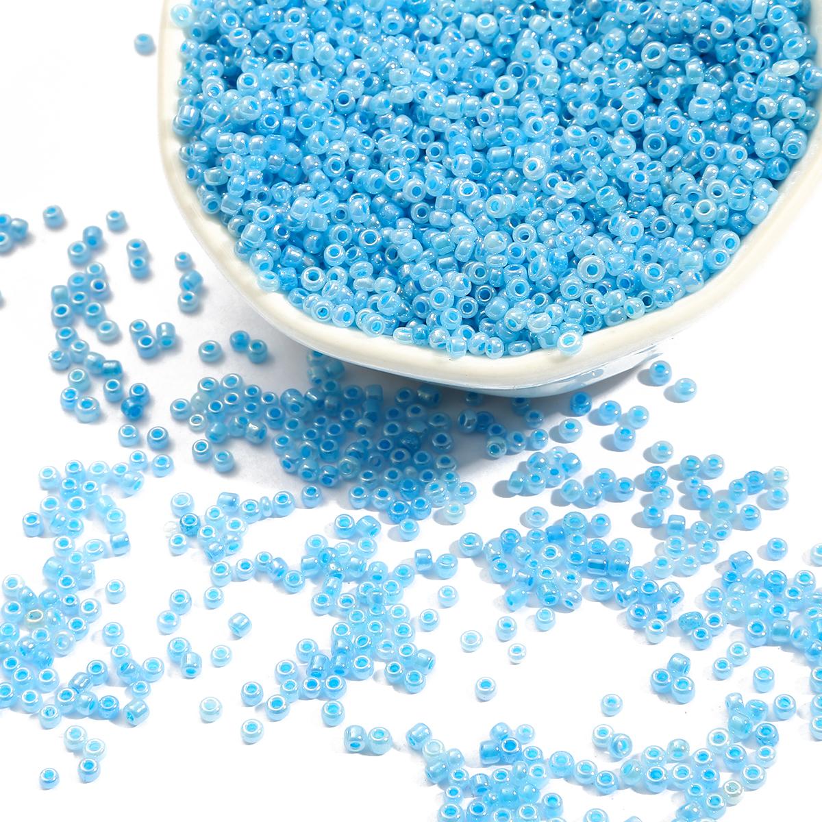 

500/1000 шт. стеклянные бусины кремового цвета, подвески для изготовления ювелирных изделий, аксессуары, браслет «сделай сам», ожерелье 2mm 1000pcs