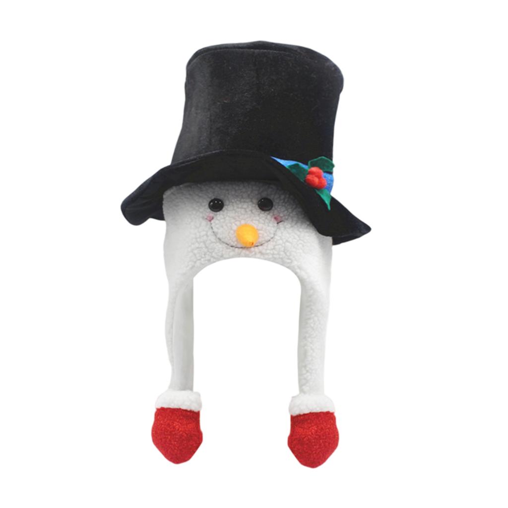 Funny Christmas Hat Christmas With Snowman Earflap Christmas Party Hat Funny Snowman Hat Navidad Props New Year