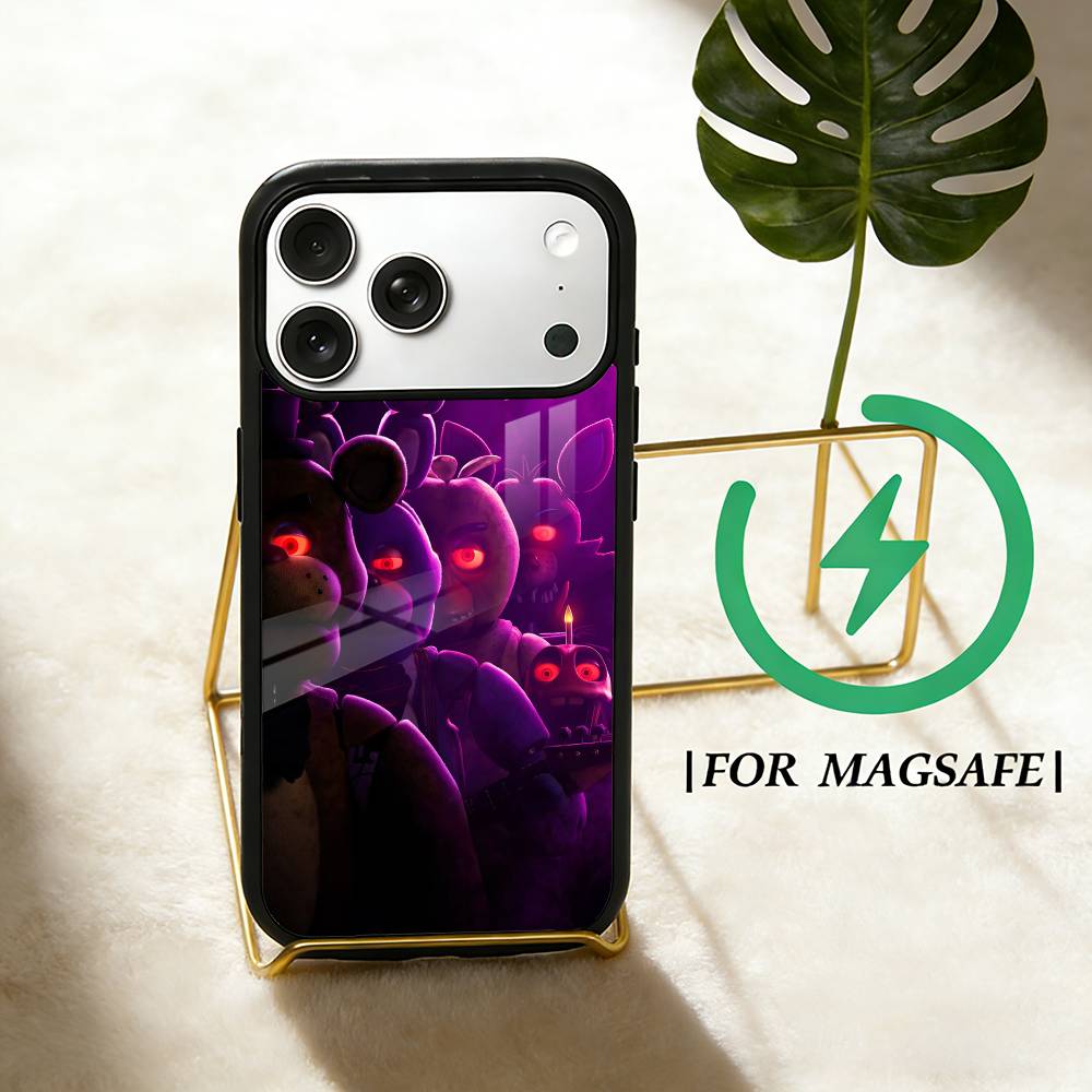 

Чехол для телефона Five Nights at Freddy s для iPhone 17,16,15,14,13,12,Plus,Pro,Max Для Magsafe Магнитная Беспроводная Зарядка iPhone12PROMAX