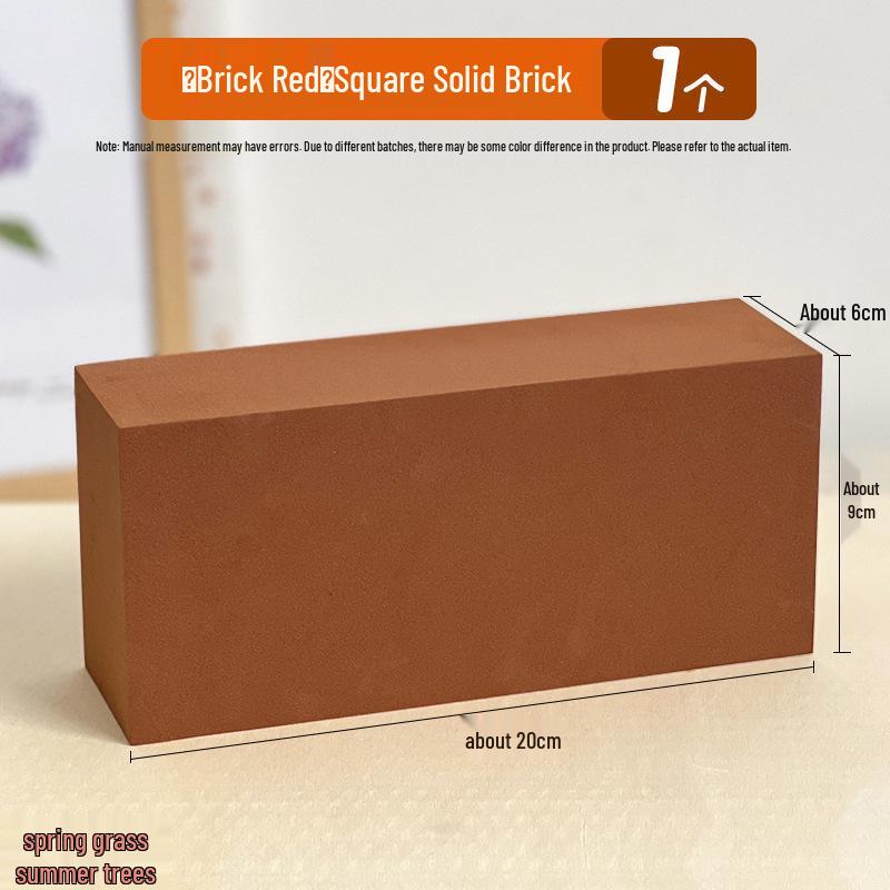 Kindergarten EVA Foam Building Blocks for Kids - Red Brick Set