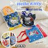 Cute Cartoon Denim Pencil Case: Versatile, Large-Capacity Canvas Bag for Stationery and Travel