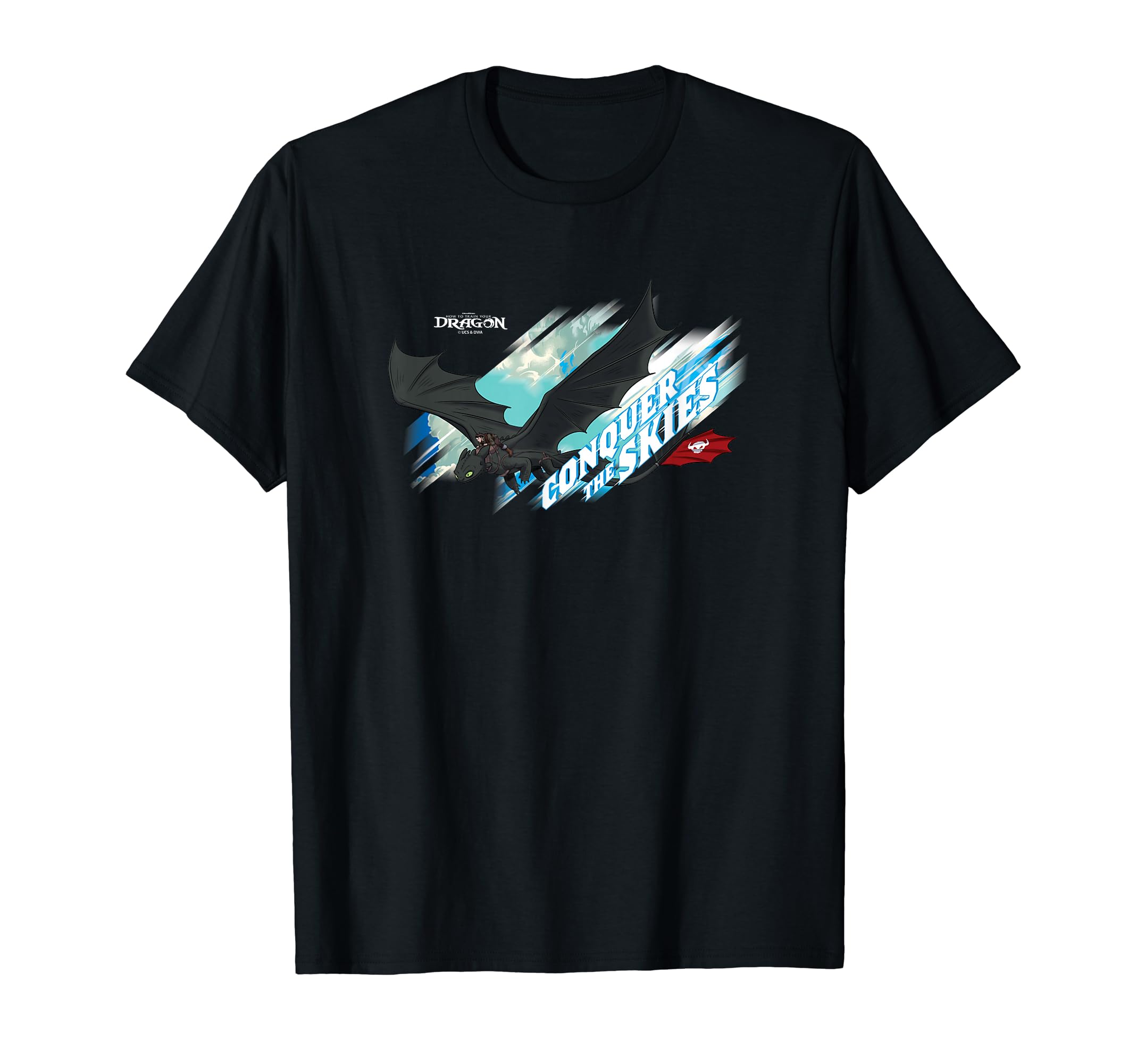 

DreamWorks Hiccup and Toothless Conquer the Skies T-Shirt