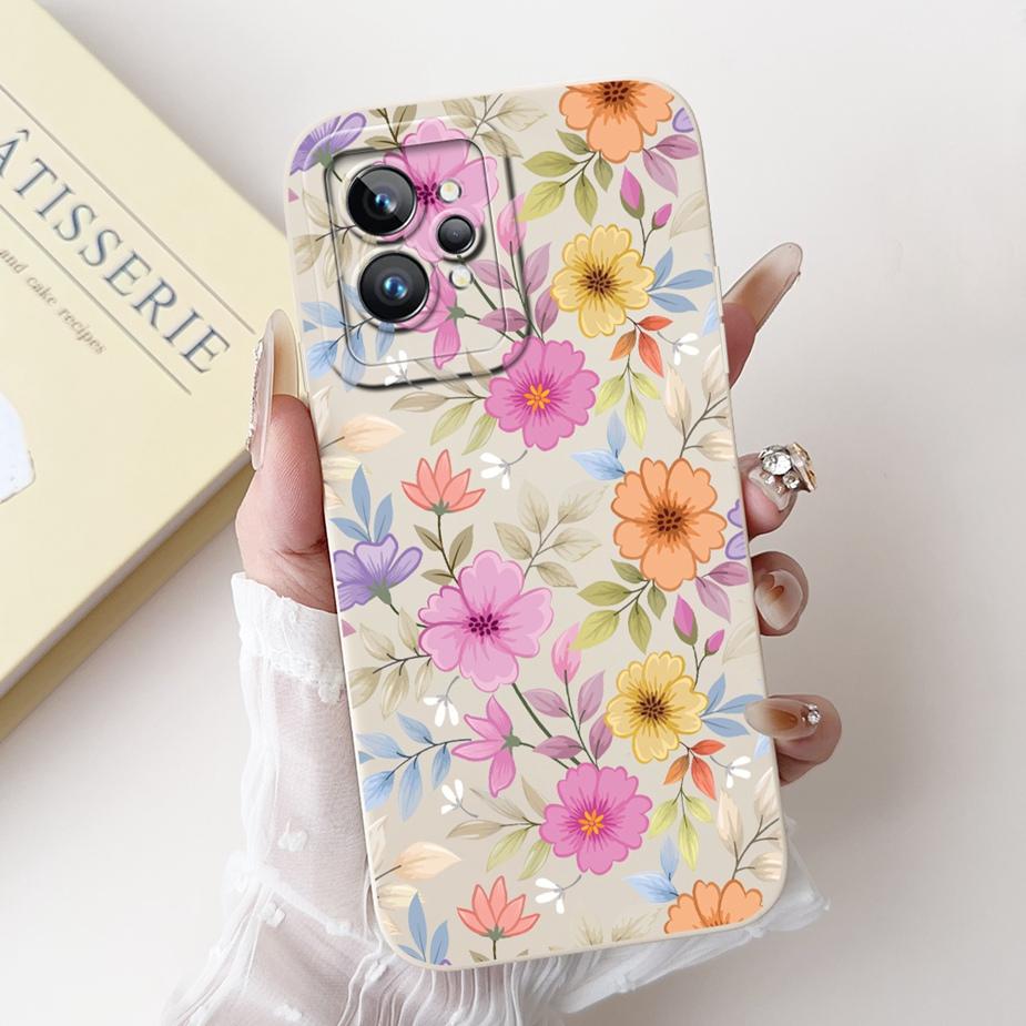 For Realme GT2 Pro Case RMX3301 Cute Fashion Cartoon Cover Shockproof Phone Case For Realme GT 2 Pro RealmeGT2 RMX3310 Soft Bags