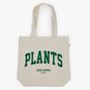 Local Supply Tote Bag: Plants - White