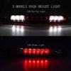 Third Brake Light LED High Mount Stop Light Center 3rd Rear Tail Cargo Light for 2007-2013 Chevy Silverado GMC Sierra