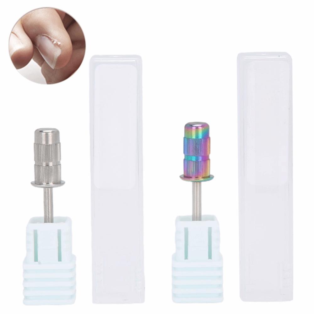 2pcs Stainless Steel Nail Mandrel Bit High Wear Resistance Nail Drill Bit  Salon Professional Use