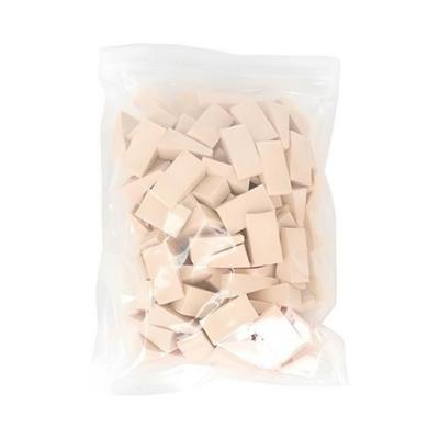 Grande houppette de maquillage triangulaire, beige, 1 pièce