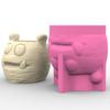 Multifunctional Silicone Planter Mold Monsters Shape Vase Molds Suitable for Flower Pots Epoxy Resin and Cement Casting