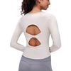 Damen Slim Fit Langarm Yoga Top - Herbst Winter Kollektion