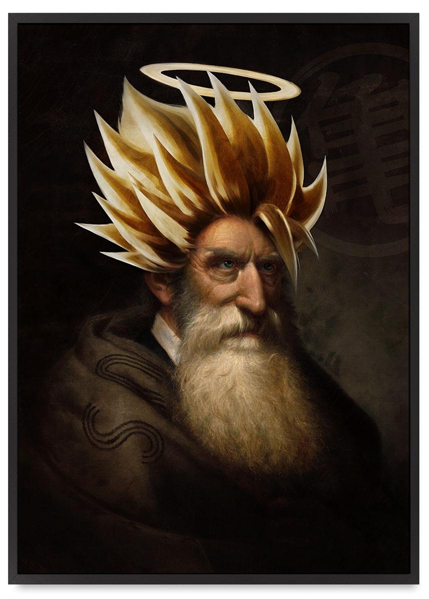 

Plakat w ramie dragon ball super saiyan 21x30 cm