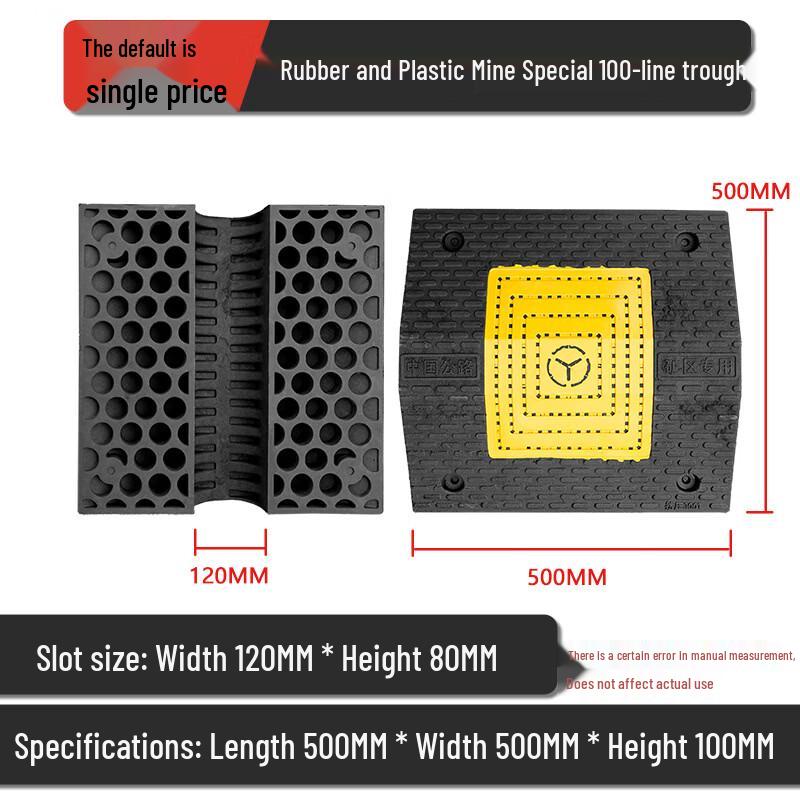 Brangdy Rubber Speed Bump Cable Protector