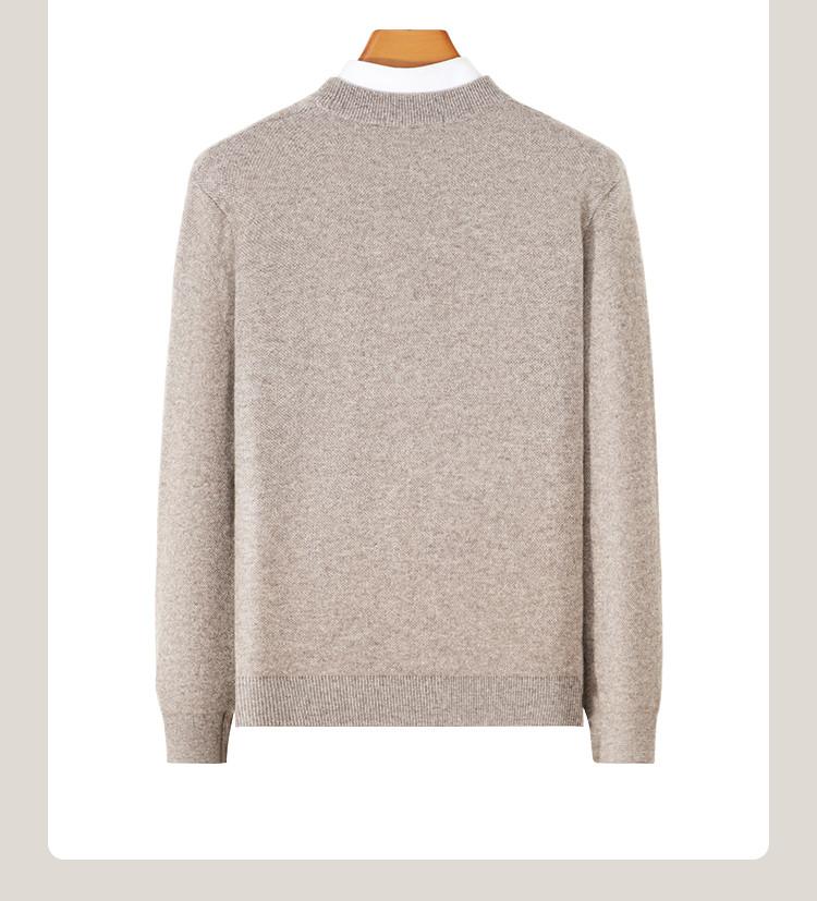 Yak Fleece & Sheep Wool Men's Woolen Sweater