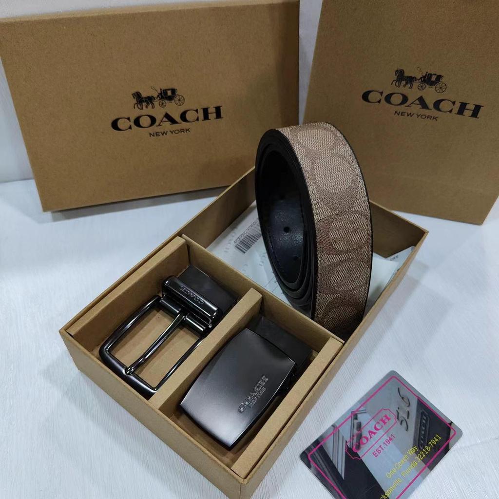 Cinturón de Cuero Clásico de Doble Cara para Hombre - Estilo Versátil para Negocios y Casual