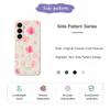 For Samsung Galaxy A17 5G Case Shell Peach Blossom Pattern Printing Straight Edge TPU Phone Back Cover