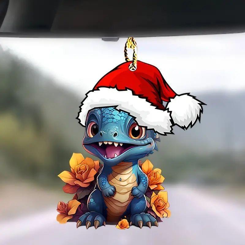 

Acrylic Vibrant Christmas Tree Ornament For Stylish Car And Cozy Home Decoration