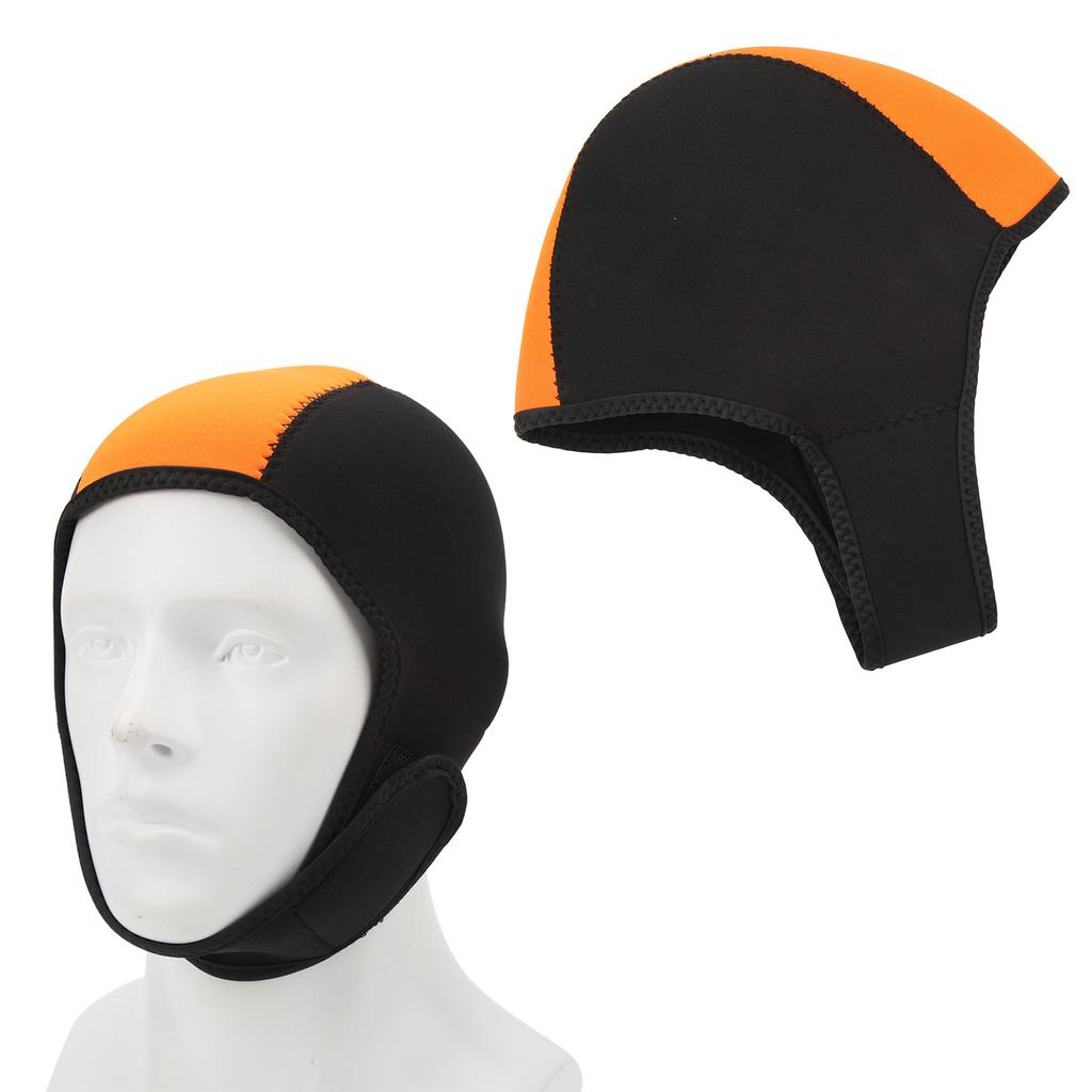 Potápěčská kukla Termální Plavecká Surfingová Potápěčská Kukla Ochrana proti Slunci a UV Rychleschnoucí pro Muže Ženy Černá Oranžová