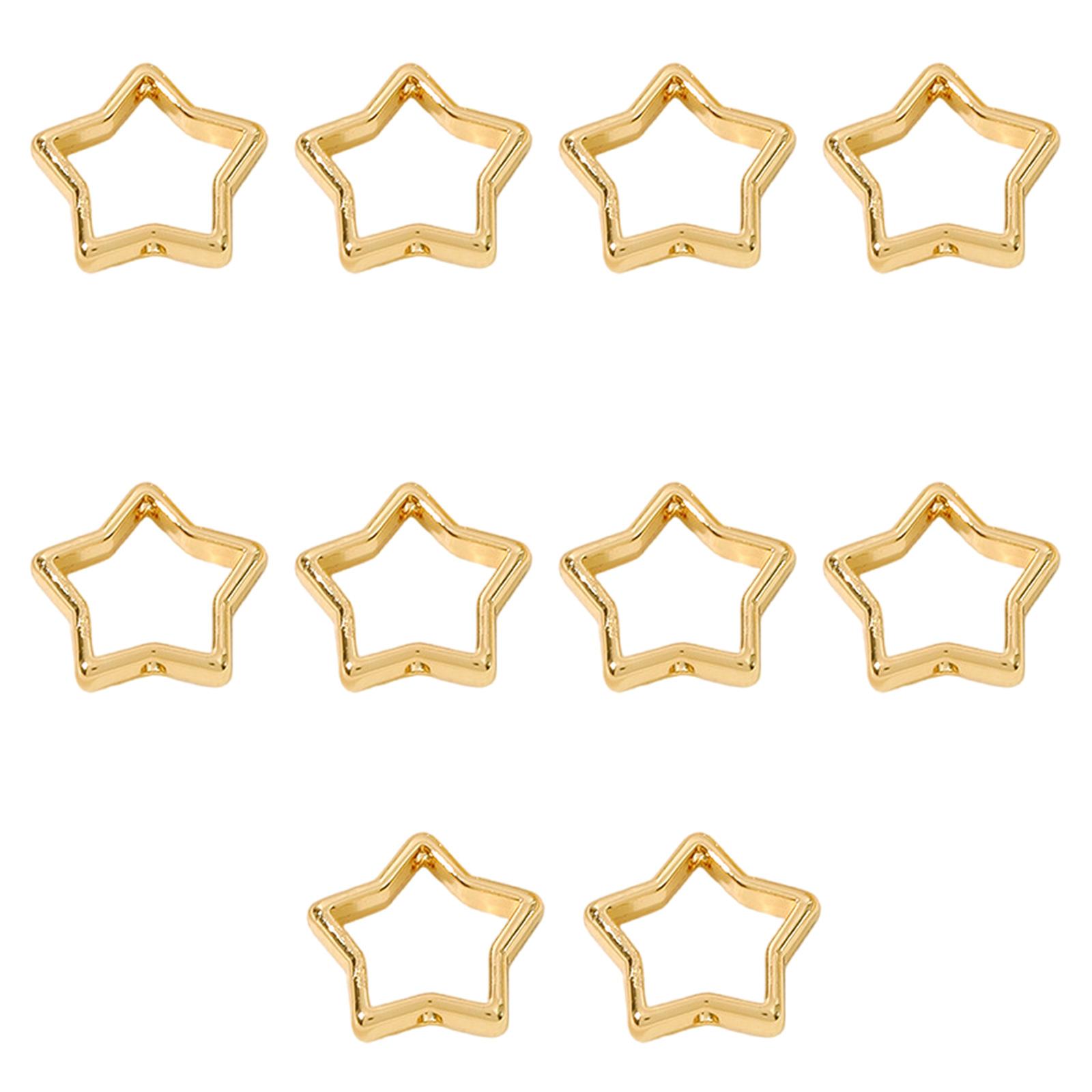 

Упаковка из 10 бусин-соединителей для браслетов и ожерелий, фурнитура для ювелирных изделий, круги для бусин с отверстием в рамке 3