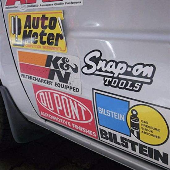 Snap On 1950 Vintage X Decal, Silver, 6.7cm 14.5cm, 0003149-0012