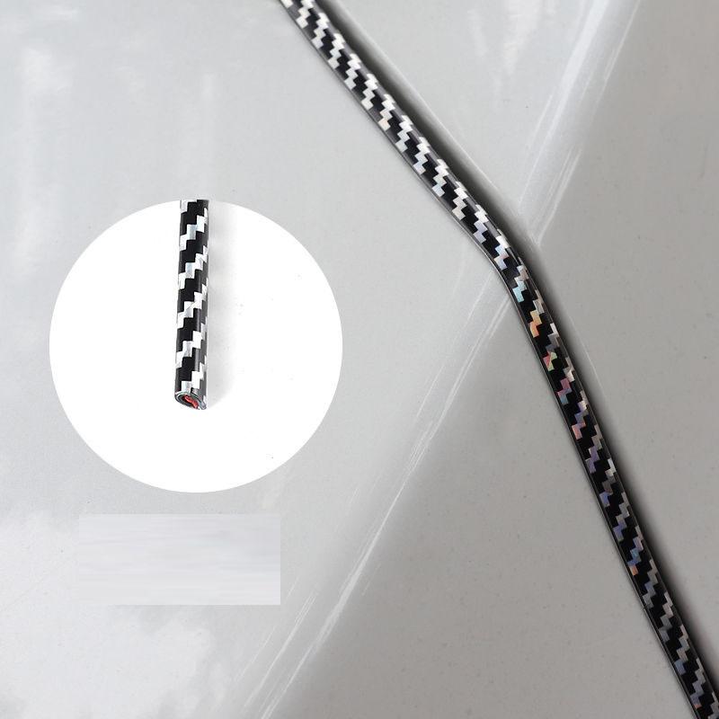 Car Door Edge Scratch Protector Strips Protection Side Doors Adhesive Scratch Protector Anti-Collision PVC Electroplating Strips