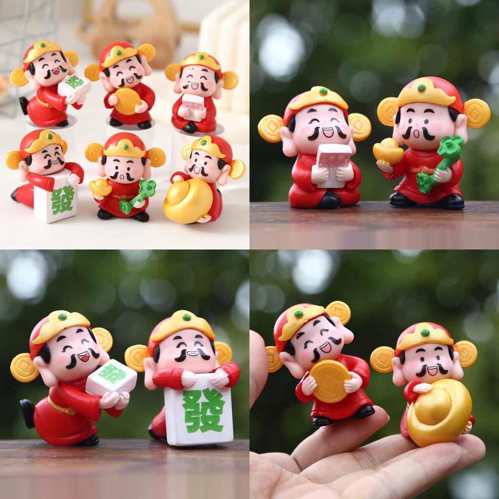 New Year Lucky Mascot Pvc Figure Collectible Toy For Festive Decor And Gift Ideas