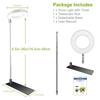 Xiaomi LED Ring Grow Lights, Full Spectrum Halo Growing Lamp with Stand Base 3/6/12H Timer, White Plant Light for Small Indoor Growing