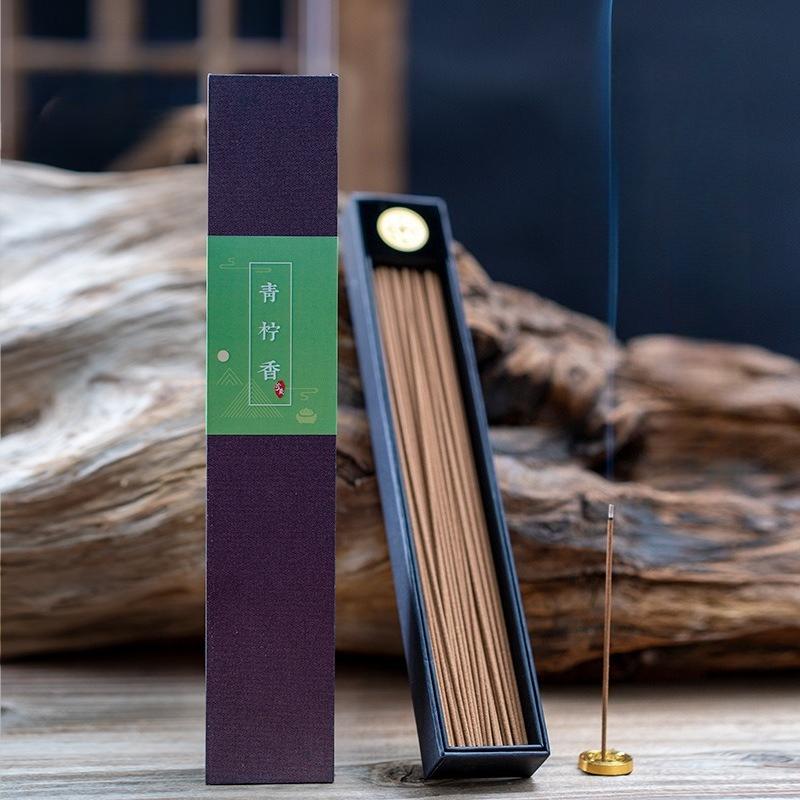 21cm Natural Stick Incense Ambergris Goose Pear Tent Fragrance Tea Room Bedroom To Purify The Air and Remove Odors Joss Stick