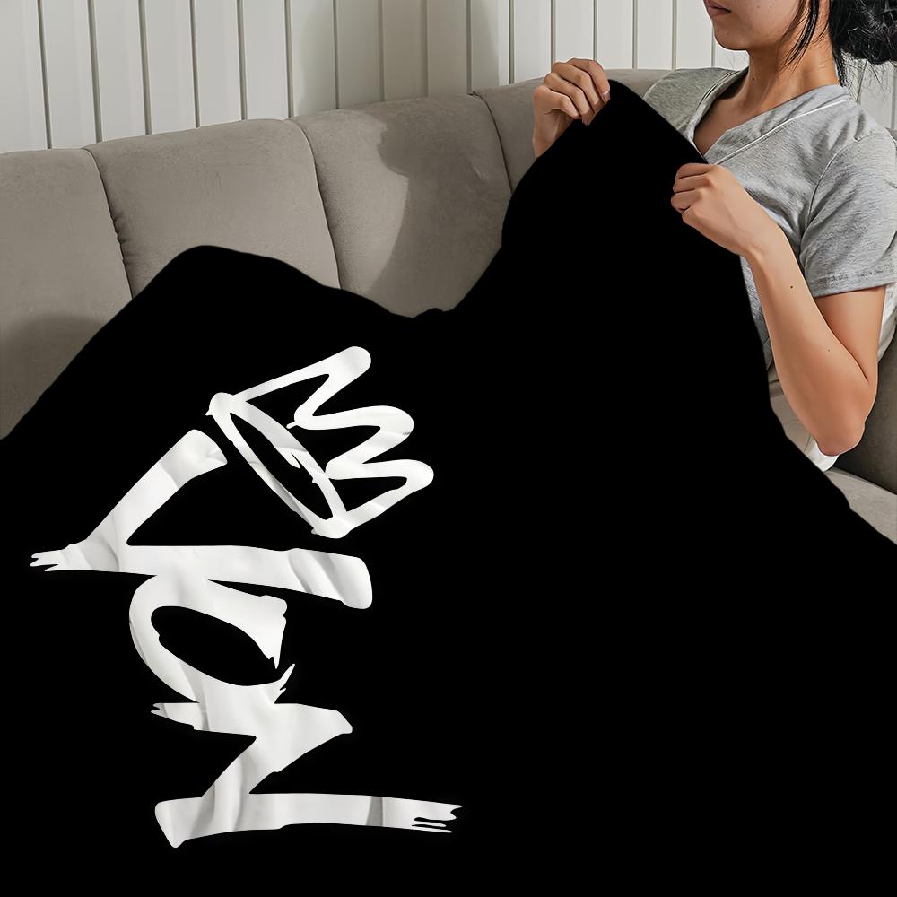 Hip Hop K-KINGVON Blanket Blanket for Couch Sofa Travel Home Picni Flannel Blanket birthday gift Warm Comfortable