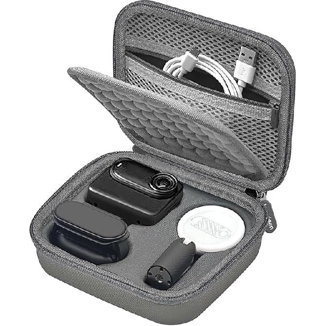Leayjeen Carrying Case compatible with the Insta360 GO 3S/3 Action camera,suitable for carrying protective case for Insta360 GO 3S/3 cameras and чёрный
